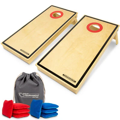 GoSports Tournament Edition Regulation Cornhole Game Set Natural - Image 1 of 4