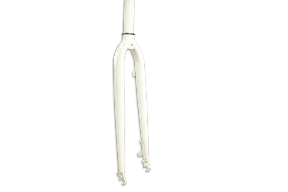 Bicycle Fork Rigid 700c Threadless Chromoly White - Image 3 of 4