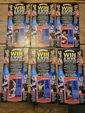 WAGON WHEELS - RARE SET OF 6 WWE PERFORATED CARDS.TOP TRUMPS. UNDERTAKER/CENA.