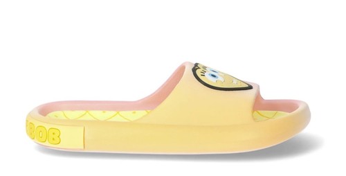 Bob Esponja Pantalones Cuadrados Sandalias Deslizables Rosa Amarillo Mujer Talla 10 - Imagen 3 de 5