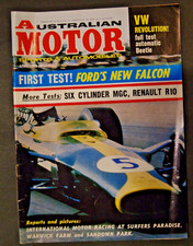 Australian Motor Sports 1968 Apr VW Falcon XT MGC Tasman Cup Renault 10 Mallala