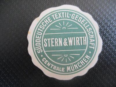 (12460) Reklamemarke - Stern & Wirth Textilgesellschaft München