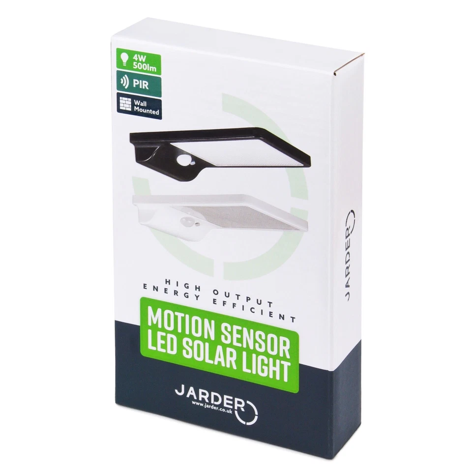 Outdoor PIR Motion Sensor Solar LED LIGHT Security Floodlight Wall Mounted - Image 2 of 2