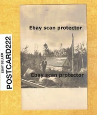 X RPPC postcard 1901-38 unknown location HOUSE # pi3xp