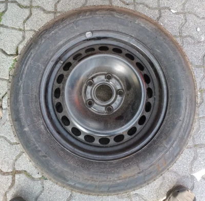 Audi A4 B5 VW Passat 3B B5 Ersatzrad 6Jx15 Stahlfelge 205/60R15 91V 8D0601027 - Bild 1 von 4