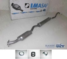 IMASAF Auspuff Mitteltopf+Anbauteile für Opel Corsa A CC 1.6 GSI 74KW 1988-1993