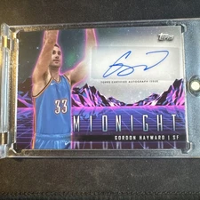 2023-24 Topps Midnight #HS-GH Gordon Hayward Horizon Signatures Auto