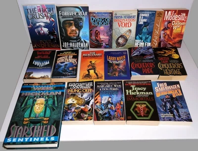 Lot of 25 Science Fiction Novels Heinlein/Pournelle/Niven/Herbert/GRRM+ VINTAGE - Image 1 of 4