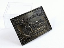 Indiana Metal Craft IMC Indian Motorcycles Emblem Belt Buckle X-38 Vtg