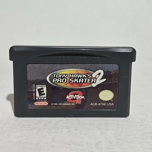 Tony Hawk's Pro Skater 2 (Nintendo Game Boy Advance, 2001) GBA Tested