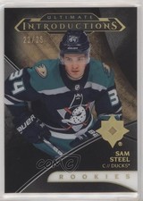 2018 Upper Deck Ultimate Collection Introductions Onyx Black 22/25 Sam Steel 0x1