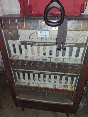 Penn Vending Company Vintage Cigarette Vending Machine Multiple Brand  Selections