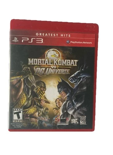 Mortal Kombat vs. DC Universe -Sony PlayStation 3 PS3 Tested With Manual