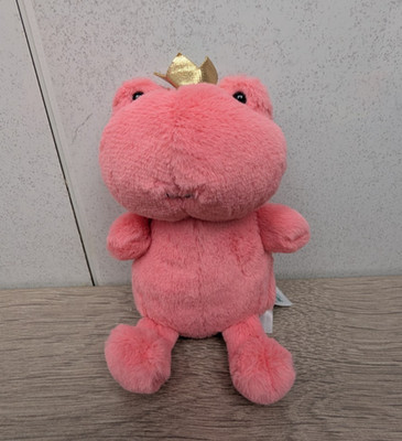 Jellycat Crowning Croaker Rosa Froschkönig Plüsch Selten Retired Original Rarität