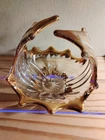 Bowl Vase Murano Glass Gold 1960's R887