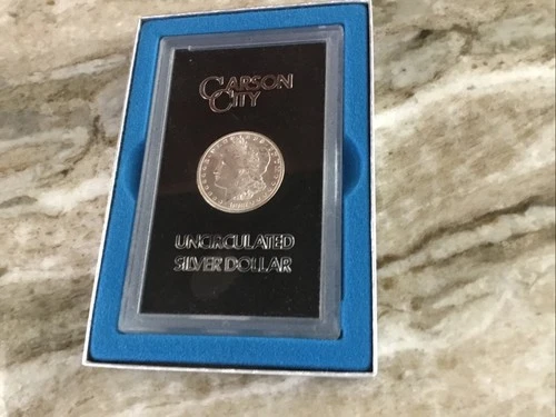 1882-CC GSA $1 Morgan Silver Dollar - Beautiful Carson City  in Box w/ COA