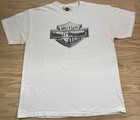 Vintage Harley-Davidson Motorcycles Ohio 2-Sided T-Shirt Size Adult Large White