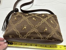 Tommy Bahama Monkey Business Tropical Fun Embroidered Shoulder Purse Bag