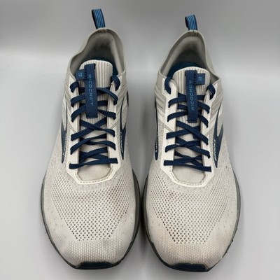 Brooks Ricochet 3 Running Shoes Gray/Oyster/Blue Mens Size  display picture 3