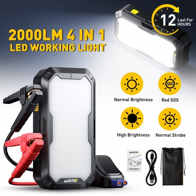 #ad 3000A Multi function Emergency Power Start Supply Car Backup Starter 10400mAh $61.74