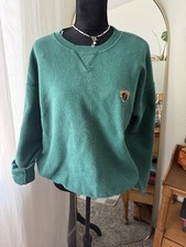 Vintage GANT Rough Weather Green Crewneck Pullover Sweatshirt Men's M Cotton