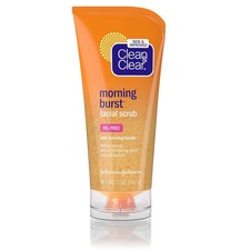 Clean  Clear Morning Burst Facial Scrub For All Skin Types, 5 Fl. Oz
