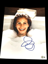 JULIA ROBERTS SIGNED AUTOGRAPH 11x14 PHOTO PRETTY WOMAN BECKETT BAS D