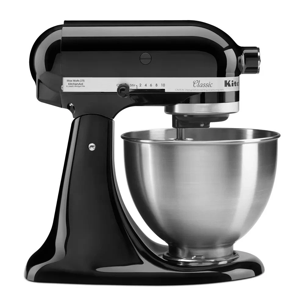 KitchenAid 4.5QT Tilt-Head Stand Mixer Onyx Black Classic Series 4.5qt K45SSOB
Opens in a new window