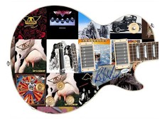 Aerosmith Brad Whitford Autographed "Aero Album Anthem" Custom 1/1 Graphics Guit