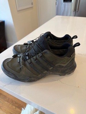 adidas Terrex Swift R2 GTX Olive Green Gore-Tex Hiking Shoes / Mens Size 8 US