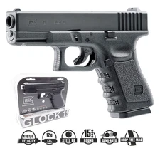 Umarex Glock 19 Gen 3 Air Pistol .177 Cal CO2 BB Gun, Non-Blowback (2255200)