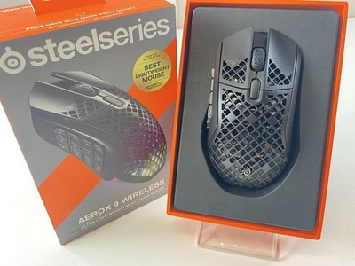 SteelSeries Aerox 9 Wireless 62618J MMO Gaming Mouse 18 Buttons Lightweight