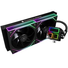 Frozen Infinity 240 Black Liquid CPU Cooler,Double PWM Fans with 2000RPM,Desk...