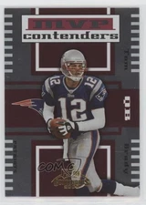 2004 Playoff Contenders MVP Contenders Red /1250 Tom Brady #MC-14 b5f