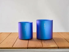 SNOW PEAK Limited Stacking Mug 3 Sizes H200 H300 H450 Titanium Blue Seppou