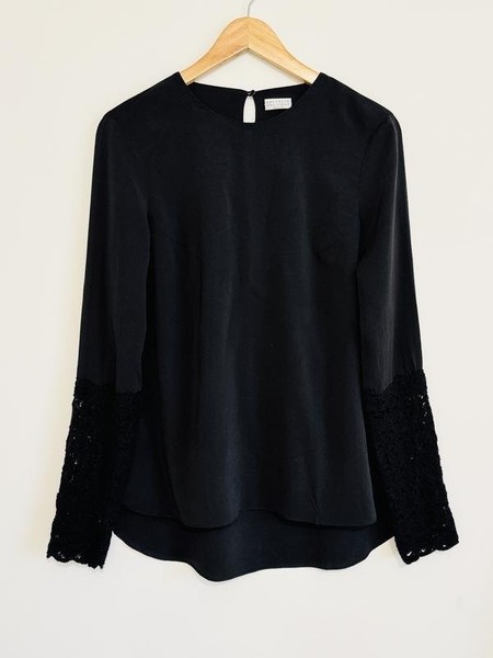 Women Brunello Cucinelli Shirt Black Cashmere 40 /
