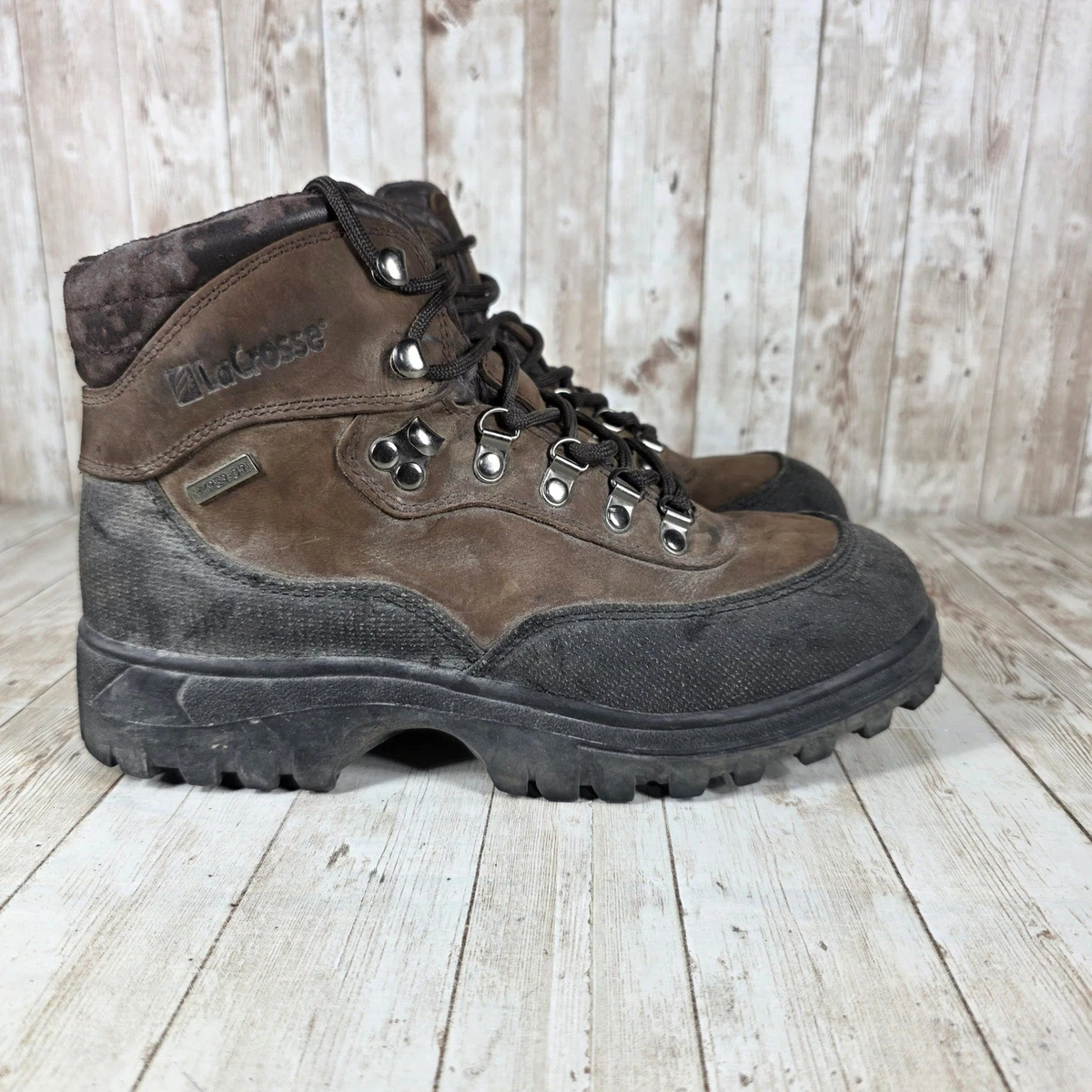 LaCrosse Brown and Black Leather Hiking Boots LaCrosse Footwear - Trailbreaker GTX Major Brown main image 3