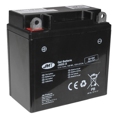 JMT Gel Batterie YB9-B/12N9-4B1 für Aprilia SR50 R, RS 125, Scarabeo, Sportcity