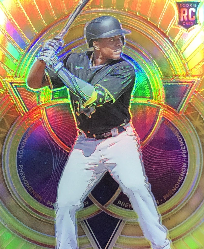 2021 Select Ke’Bryan Hayes PHENOMENON /10 GOLD PRIZM COLOR MATCH SSP RC #PH-12 - Image 2 of 4