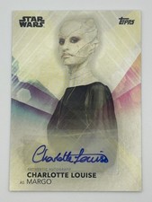 2020 TOPPS WOMAN OF STAR WARS CHARLOTTE LOUISE AS MARGO #A-CL AUTO