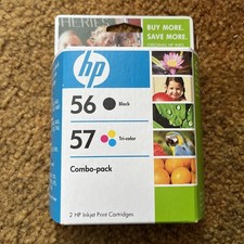 HP 56  57 Combo Pack Ink Cartridge C9321FN New Sealed Exp 2009