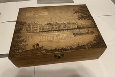 Vintage Henkell Sekt Holzkiste Deko Holzk&auml;stchen Sammlerst&uuml;ck Schatulle Alt