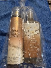 NEW Bath Body Works WARM VANILLA SUGAR Fragrance Body Mist Spray HAND SOAP