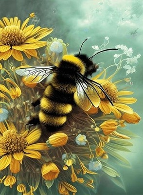 BIENEN (3) KREUZSTICHMUSTER