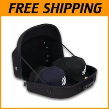 Stylish Black Cap Storage Bag - Shoulder Strap Included
