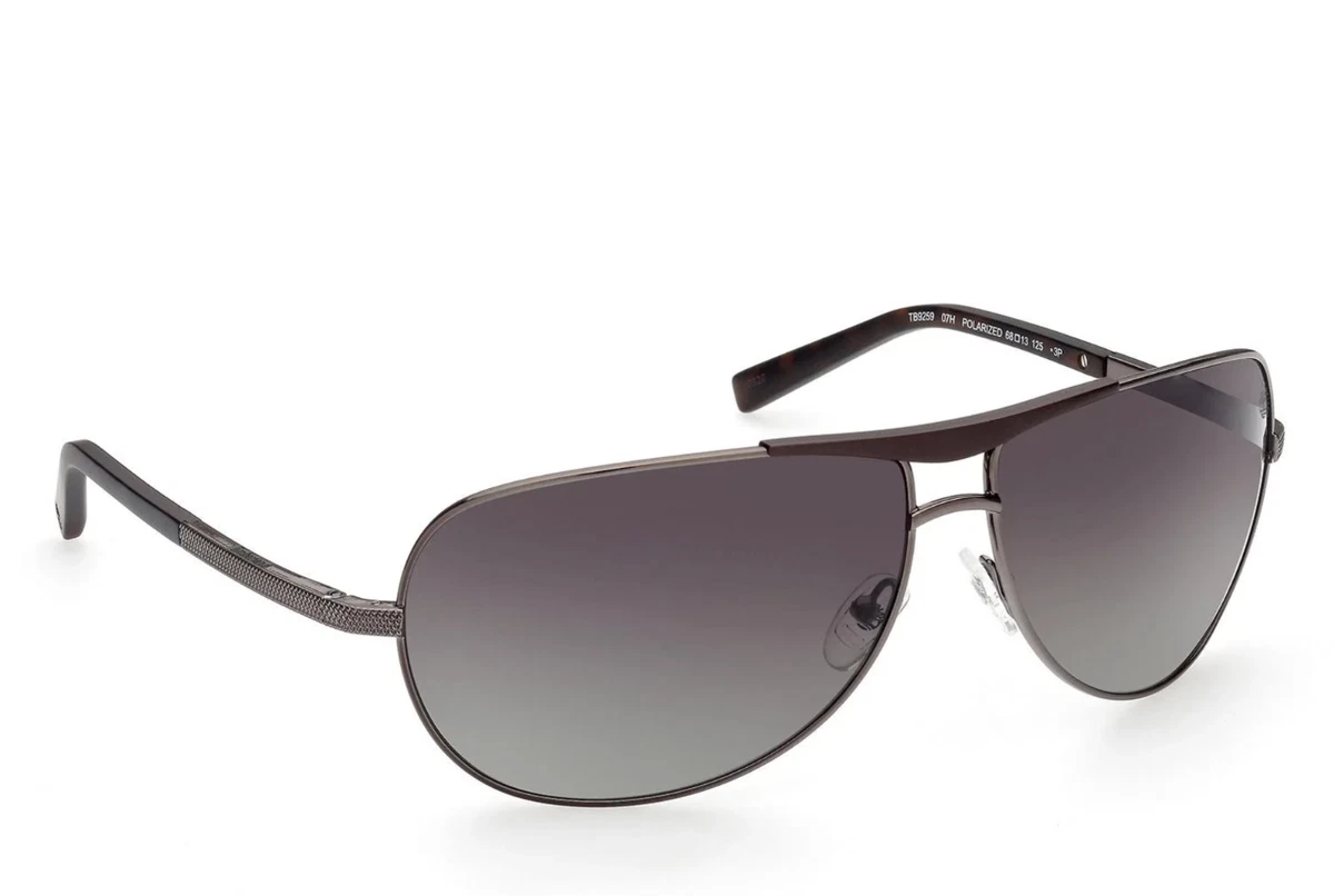 NEW TIMBERLAND TB9259 07H Gunmetal with Brown POLARIZED Sunglasses 68-13-125MM