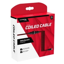 HyperX Coiled Cable Durable 5-Pin Aviator Connector USB-C to USB-A for Keyboard