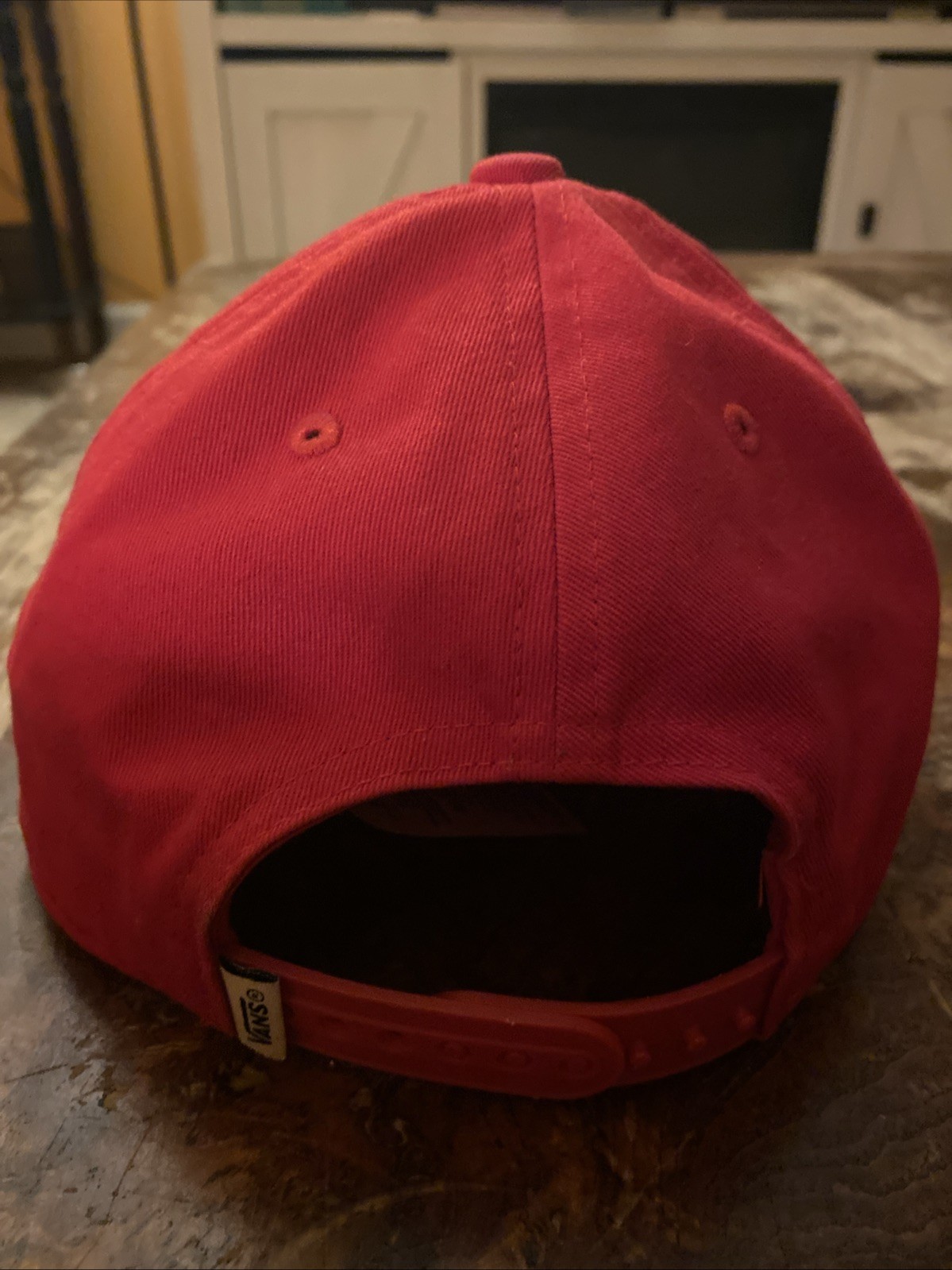 Vans Checkerboard Hat Cap Adjustable Snap Back - image 3