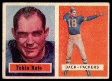 1957 Topps Tobin Rote Green Bay Packers #81