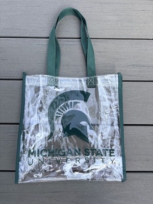 Michigan State Spartans Clear Stadium Tote Bag